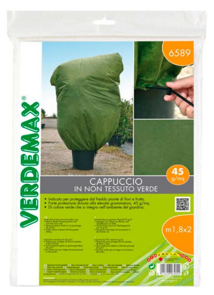 Tappo protettivo Cappuccio verde Letto rialzato Verdemax 669700106142 N. figura 1