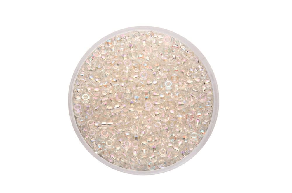 Rocailles 4.5mm argentati 17g cristallo Perline artigianali 608137200000 N. figura 1