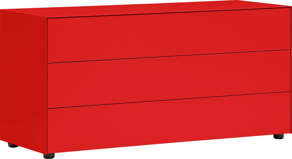 LUX Commode LUX Commode 400840300030 Dimensions L: 120.0 cm x P: 46.0 cm x H: 56.0 cm Couleur Rouge Photo no. 1