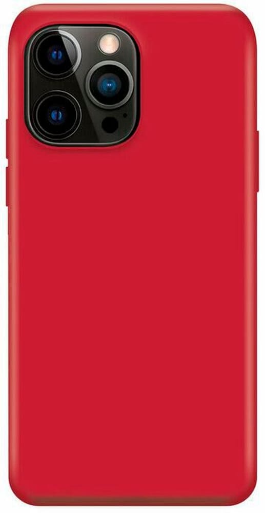 Silicone Case for iPhone 14 Pro Max - Red Smartphone Hülle XQISIT 798800101580 Bild Nr. 1