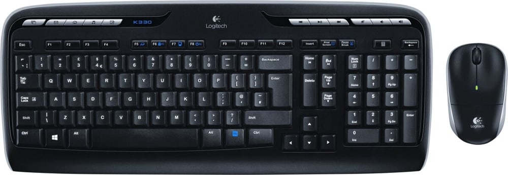 MK330 Wireless Tastatur- / Maus-Set Logitech 797686600000 Bild Nr. 1