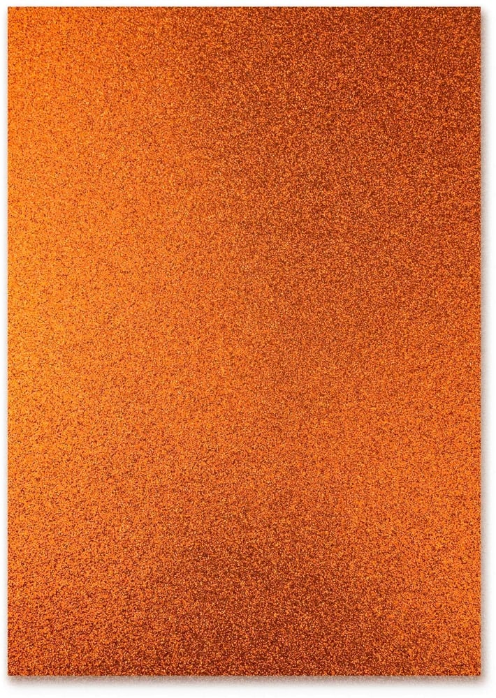 Cartoncino glitterato A4, 300 g/m², 10 fogli, rame Cartone glitterato URSUS 785302426895 N. figura 1