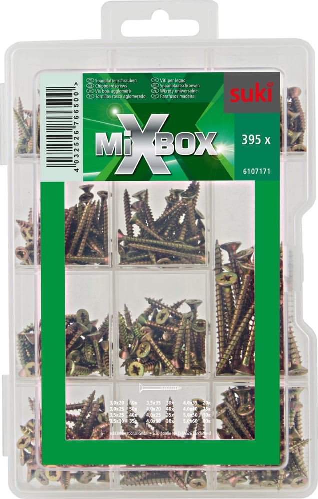 Mixbox Medium Universalschrauben Set suki 601591800000 Bild Nr. 1