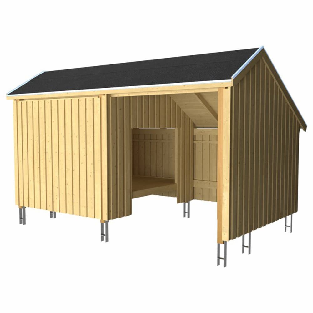 Multi Shelter 432x248x250cm Set 2 non trattato Serra PLUS 669700109406 N. figura 1