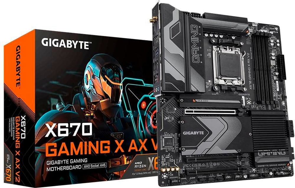 X670 Gaming X AX V2 Mainboard Giga-Byte 785302428697 Bild Nr. 1