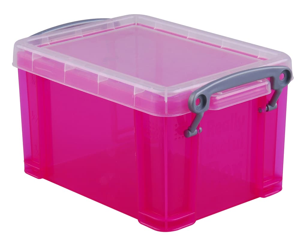 Box di plastica 1.6L Contenitore Really Useful Box 603731800000 Taglio L: 11.0 cm x L: 13.5 cm x A: 19.5 cm Colore Rosa fucsia N. figura 1