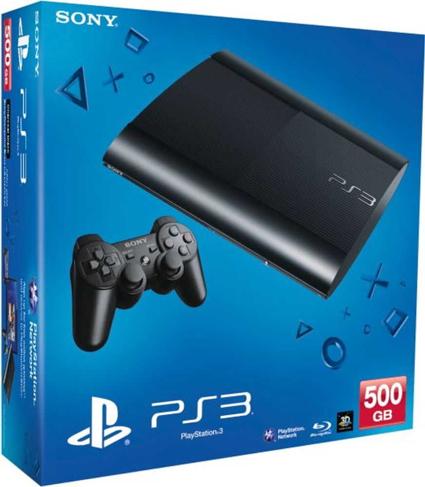 PlayStation 3 Konsole 500GB inkl. 2 DualShock 3 Controller Sony 78542350000014 Bild Nr. 1