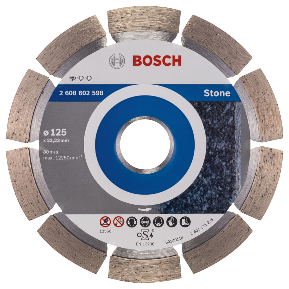 Disque à tronçonner diamanté Standard for Stone Bosch Professional 616246300000 Photo no. 1