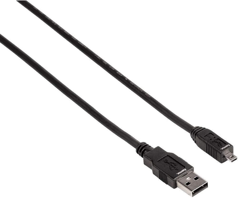 USB-2.0-Anschlusskabel, A-Stecker - Mini-B-St. (B8 Pin), 1,8 m USB Kabel Hama 785300174928 Bild Nr. 1
