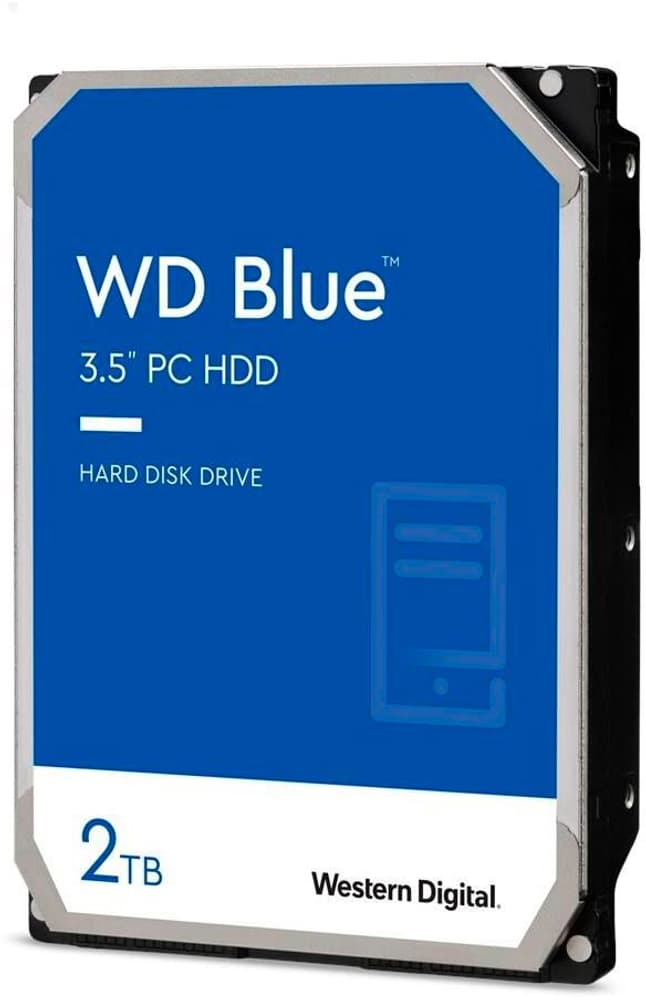 WD Blue 3.5" SATA 2 TB Disque dur interne Western Digital 785300186698 Photo no. 1