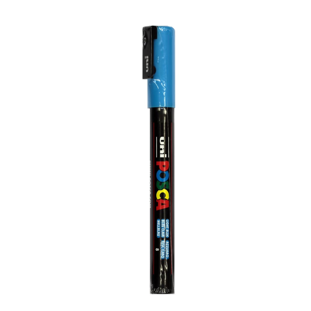 Posca 0.9 1.3mm Des crayons Pebeo 663708300000 Couleur Bleu clair Dimensions H: 1.0 cm Photo no. 1