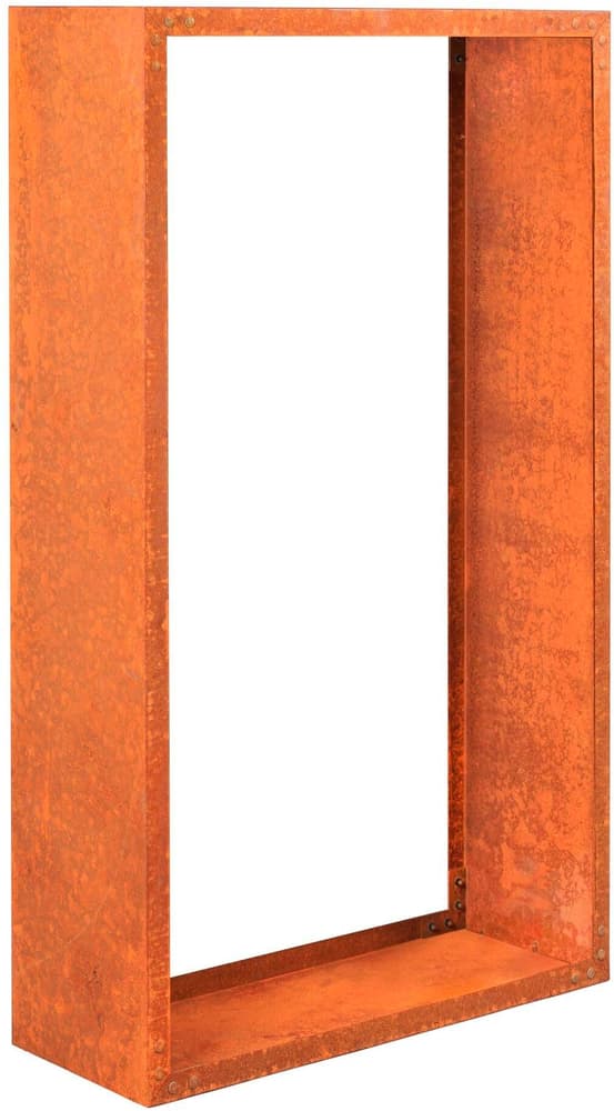 Scaffale in legno Corten 94 x 35 x 149 cm Scaffale per la legna Innovesta 785300178207 N. figura 1