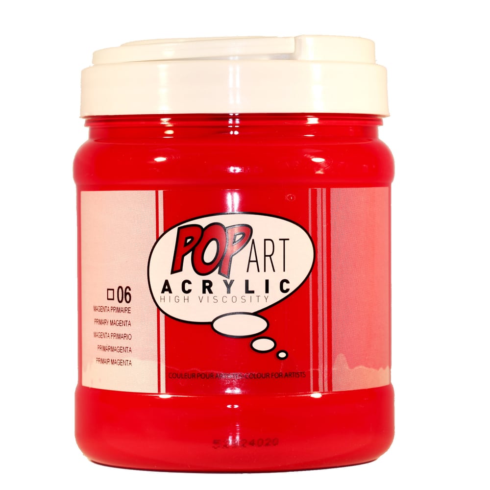 POP ART Acrylic High Viscosity Rot 700ml Acrylfarbe Pebeo 663705400000 Farbe Rot Bild Nr. 1