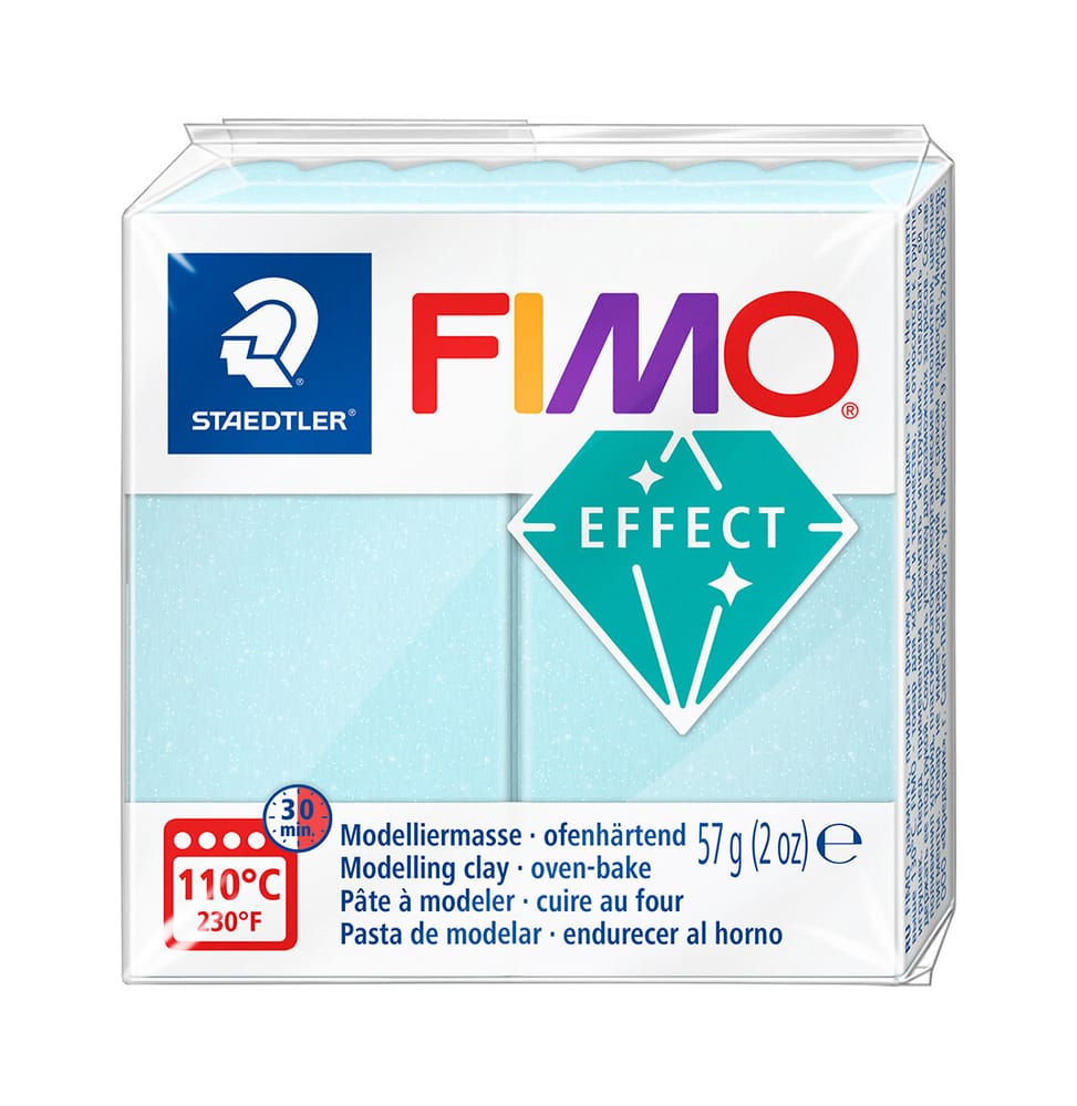 Effect Soft eff. past. gl. blu Pâte à modeler Fimo 664519800000 Couleur Bleu glacier Photo no. 1