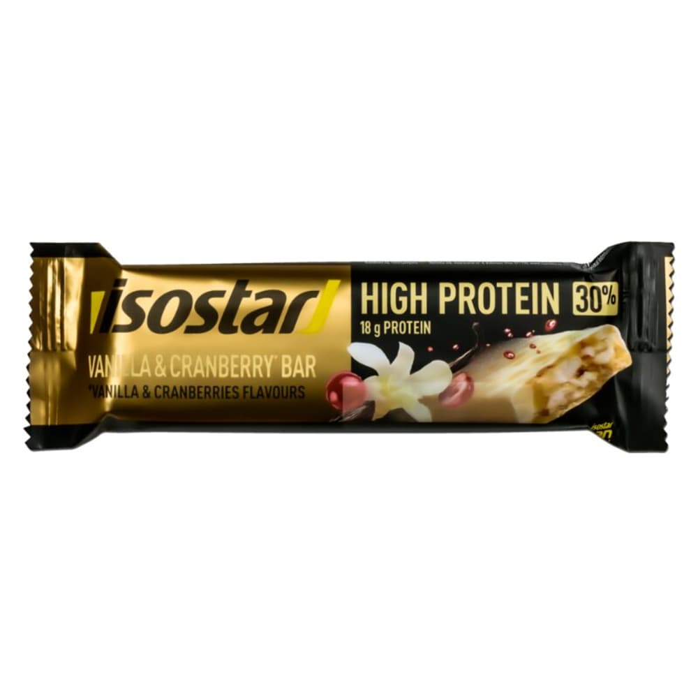 High Protein Bar Vanilla & Cranberry Proteinriegel Isostar 467334804900 Farbe 00 Geschmack Beere / Vanille Bild-Nr. 1