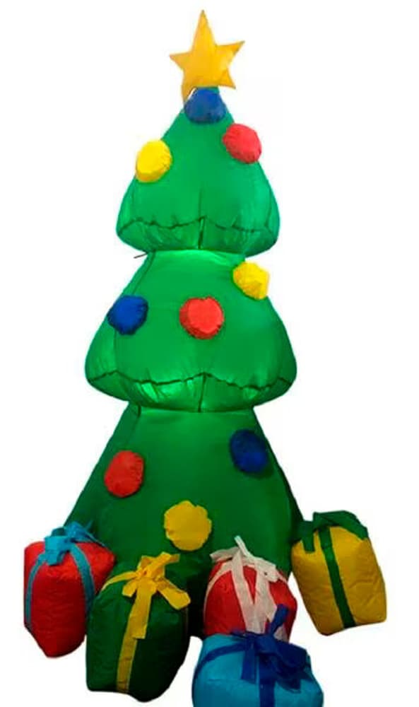 Figurine LED sapin de Noël, 64 x 150 cm, Multicolore Figurines éclairées FTM 785302402098 Photo no. 1