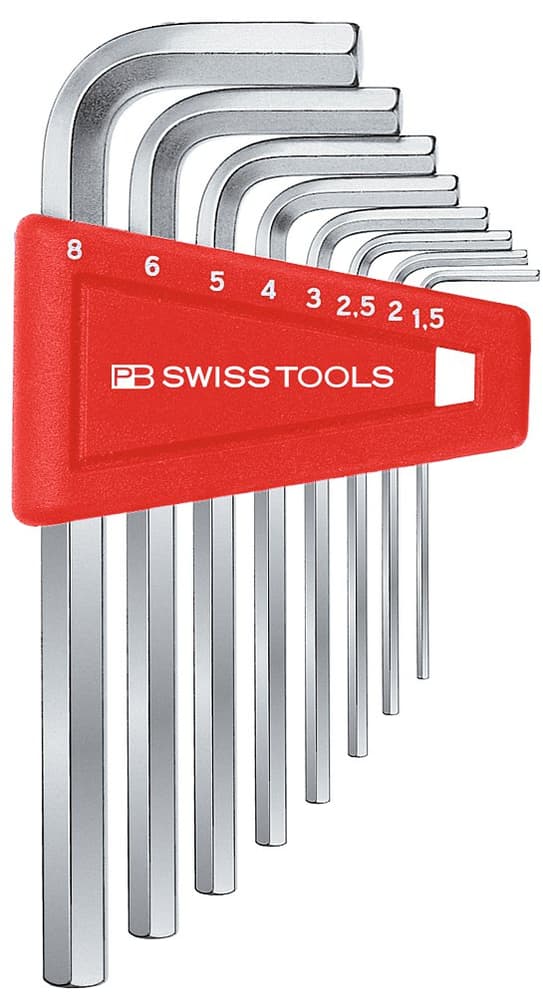 Set di brugole PB210H-8CN Chiavi maschio piegate PB Swiss Tools 602757900000 N. figura 1