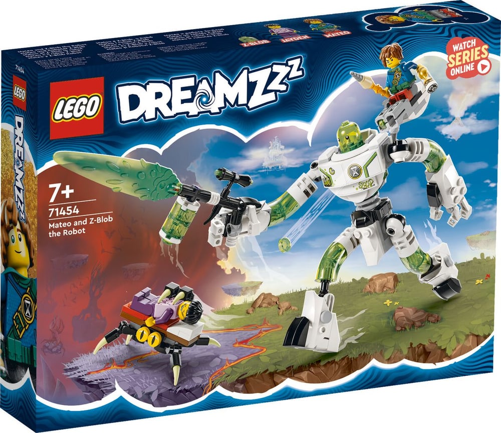 Lego DreamZzz 71454 Mateo et Z-Blob le robot LEGO® 743464600000 Photo no. 1