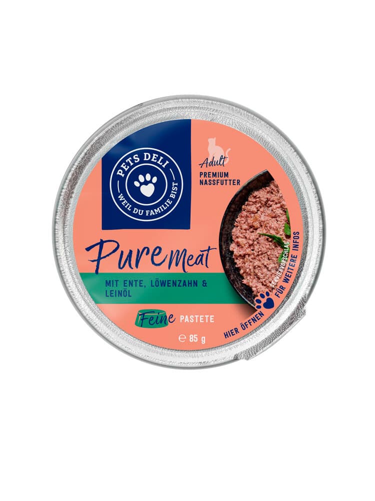 Pure Meat canard, 0.085 kg Aliments humides Pets Deli 658333600000 Photo no. 1