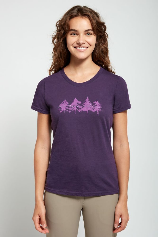 Classic Holly T-shirt de trekking Trevolution 467578204649 Taille 46 Couleur violet foncé Photo no. 1