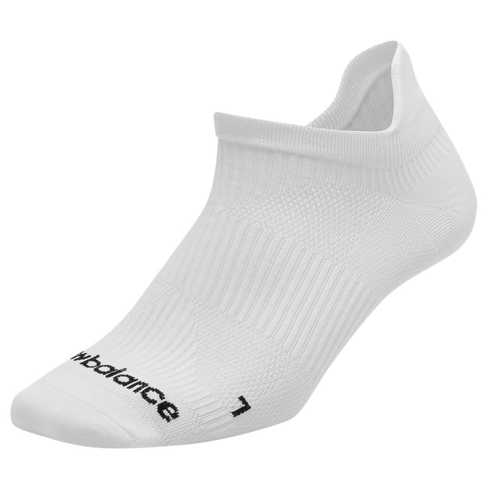 Run Foundation Flat Knit No Show Tab 1 Pair Chaussettes New Balance 469553000310 Taille S Couleur blanc Photo no. 1