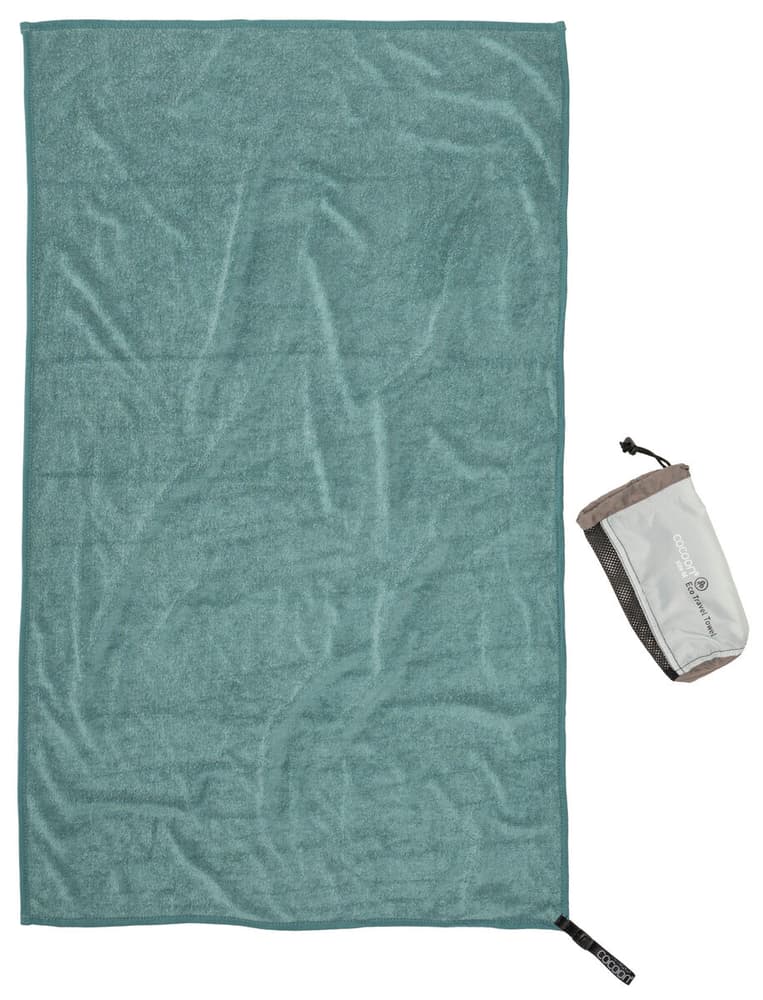 Eco Travel Towel M Serviette cocoon 471212200460 Taille M Couleur vert Photo no. 1