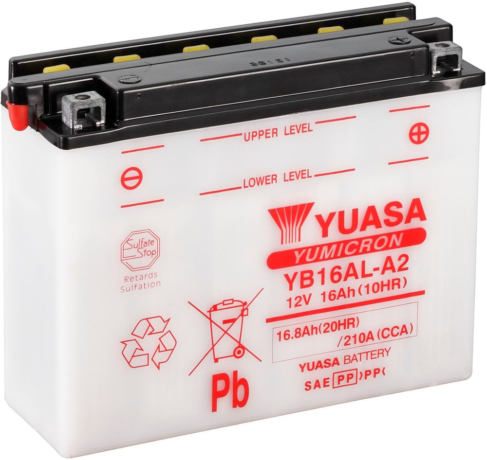 Batterie Yumicron 12V/16.8Ah/210A Motorradbatterie 621218600000 Bild Nr. 1