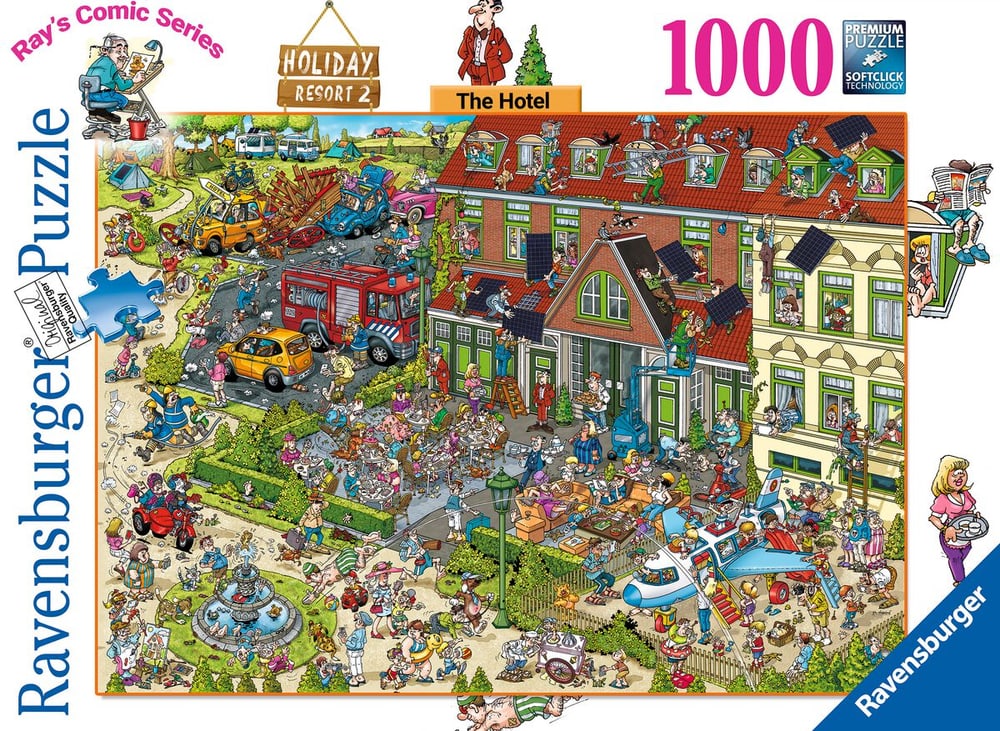 RVB Puzzle 1000 T. Holiday Resort Puzzle Ravensburger 749060600000 Bild Nr. 1