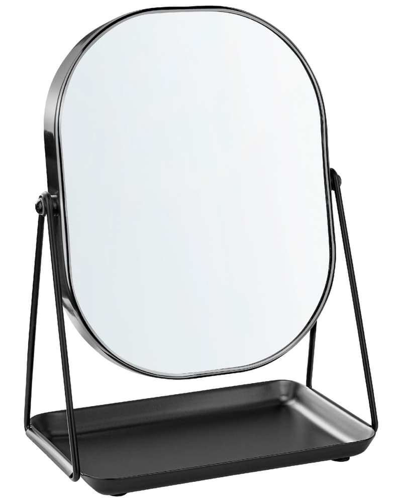 Miroir de maquillage 20 x 22 cm noir CORREZE Miroir de table Beliani 669700118920 Photo no. 1