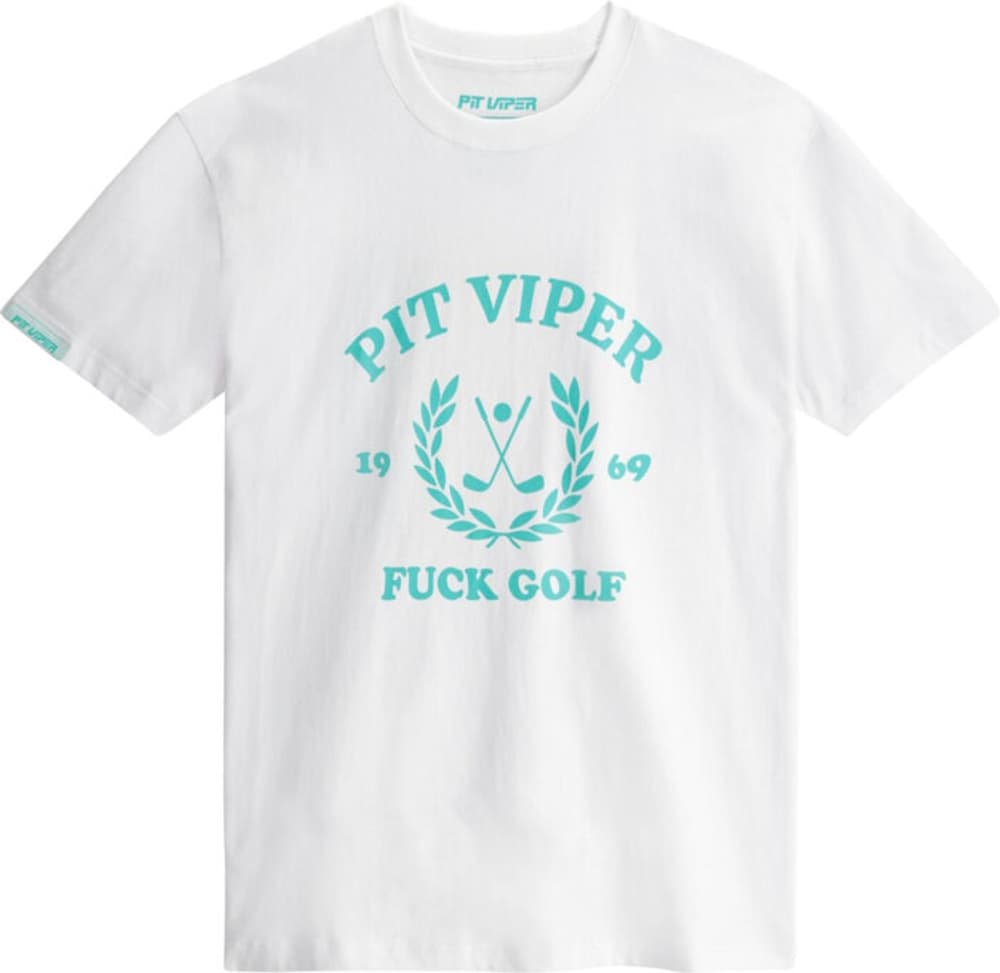 Fuck Golf Tee T-shirt Pit Viper 474109900310 Taglie S Colore bianco N. figura 1