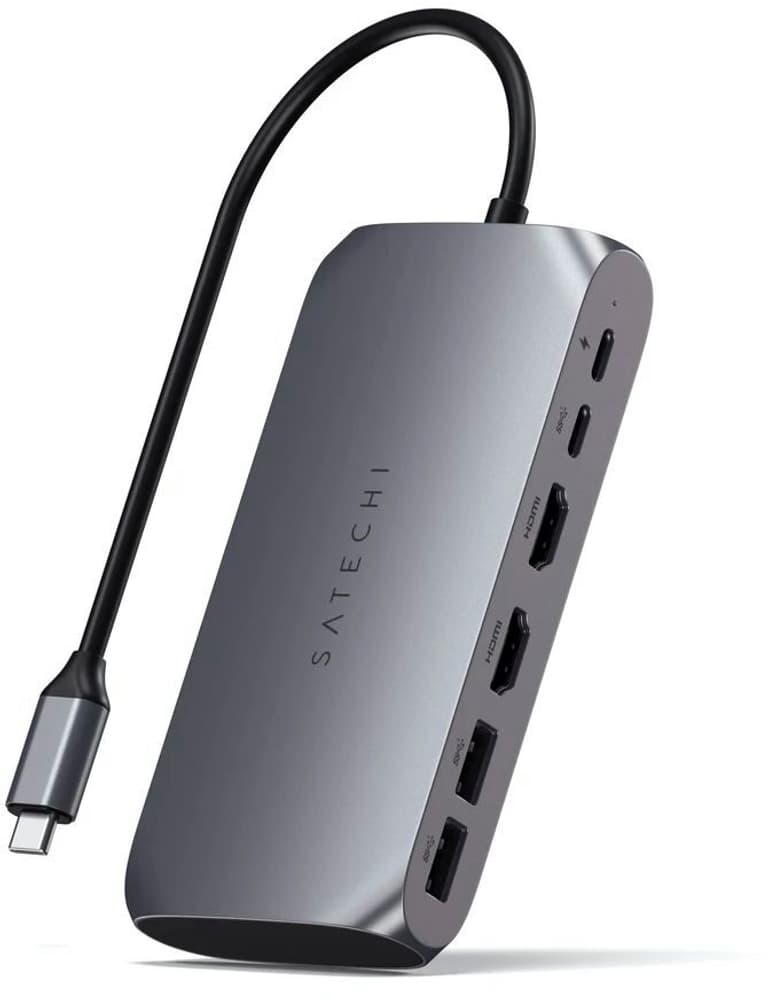 USB-C Multimedia Hub M1 avec 6 Ports Hub USB + station d’accueil Satechi 785300164428 Photo no. 1