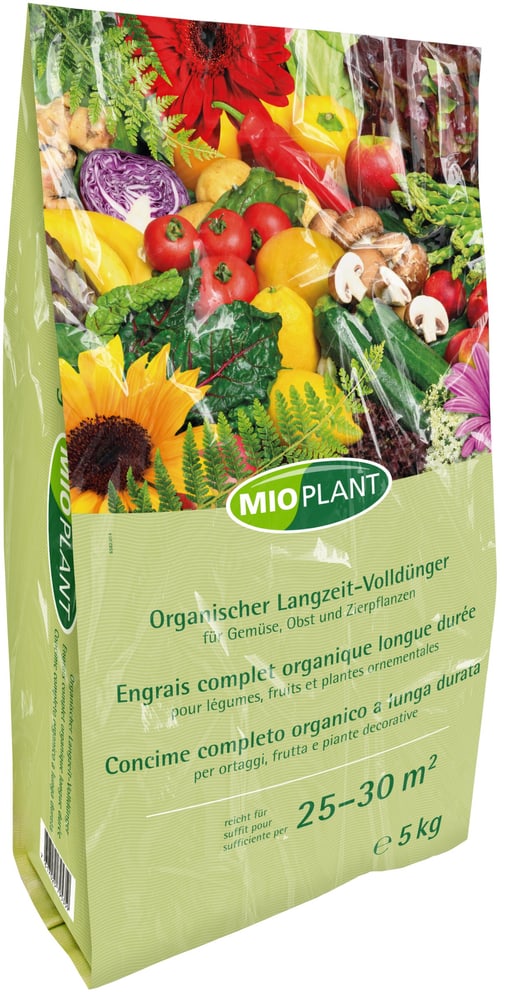 Organischer Langzeit-Volldünger, 5 kg Feststoffdünger Mioplant 658201400000 Bild Nr. 1