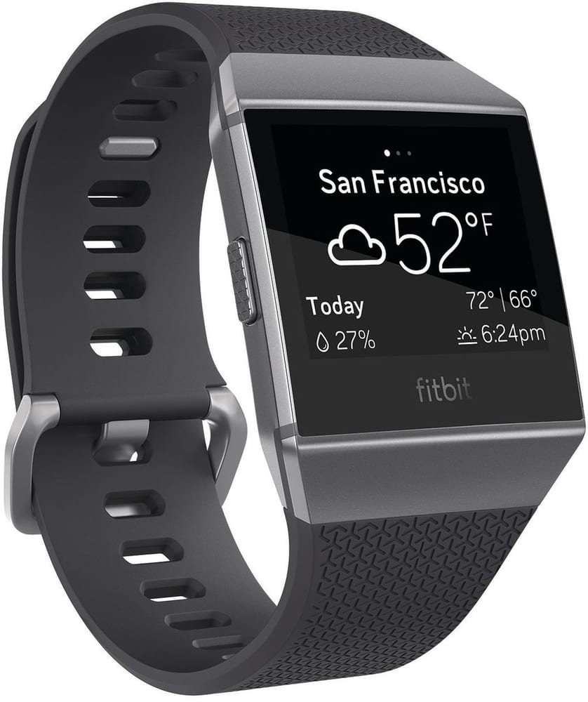 Ionic Charcoal/Smoke Gray Smartwatch Fitbit 79841450000017 Bild Nr. 1