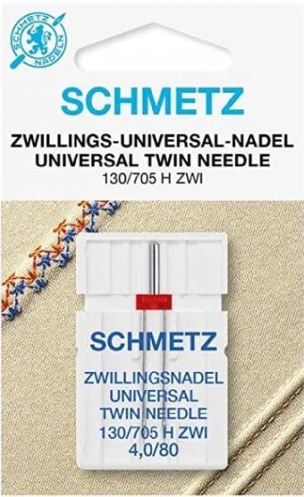 Zwillingsnadel 2.5mm/80 Schmetz 9071308416 Bild Nr. 1