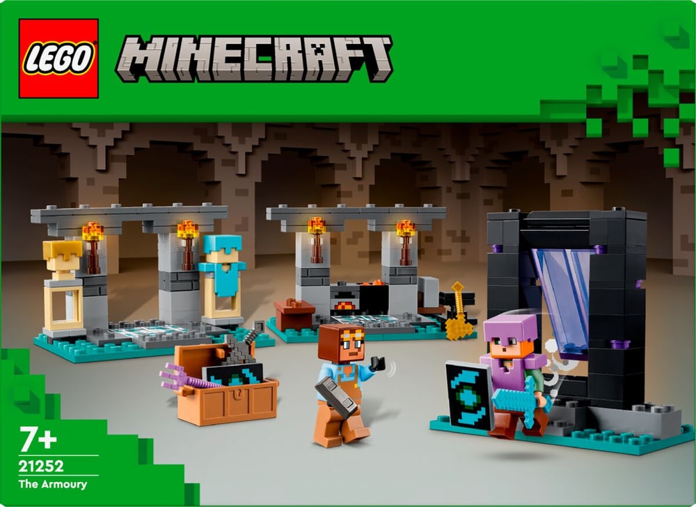 Minecraft 21252 Die Waffenkammer LEGO® 741905800000 Bild Nr. 1