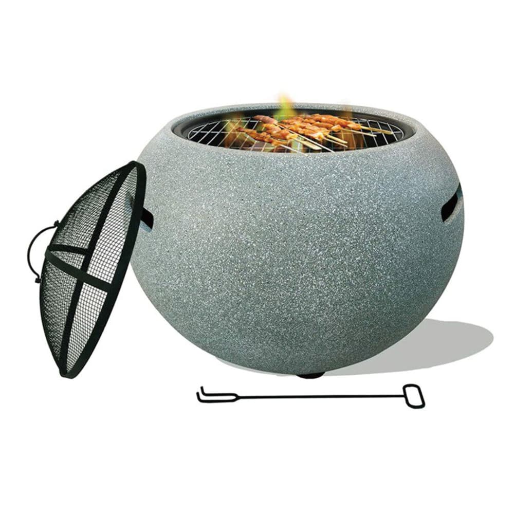 Ciotola da fuoco globale, grigio 70x70x56cm Braciere Colibri 669700107735 N. figura 1