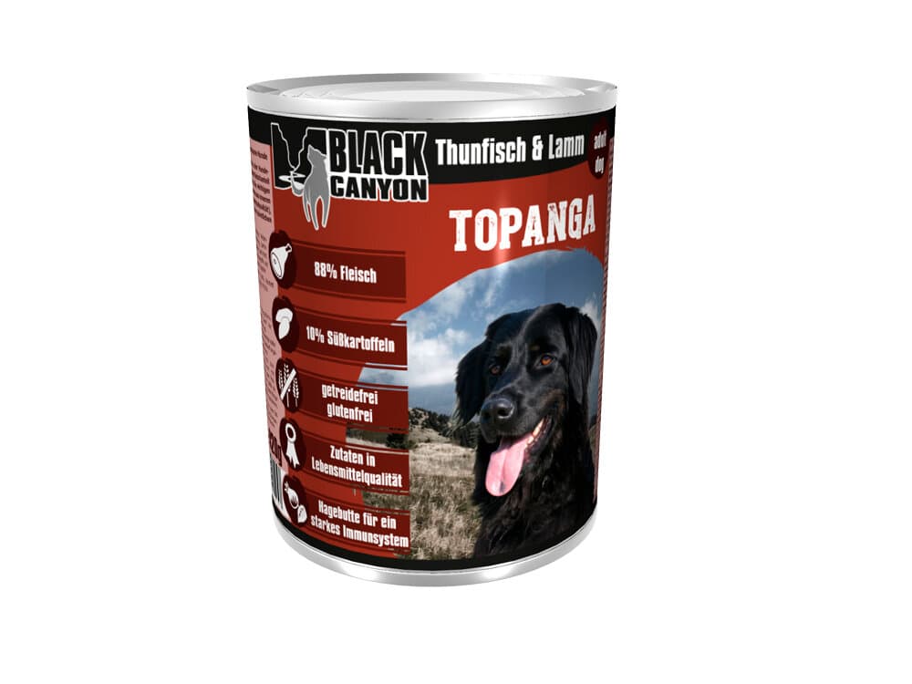 Topanga Adult Thon et agneau, 0.82 kg Aliments humides Black Canyon 658310800000 Photo no. 1
