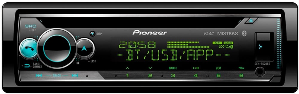 Autoradio DEH-S520BT 1 DIN Autoradio Pioneer 785300196084 Bild Nr. 1