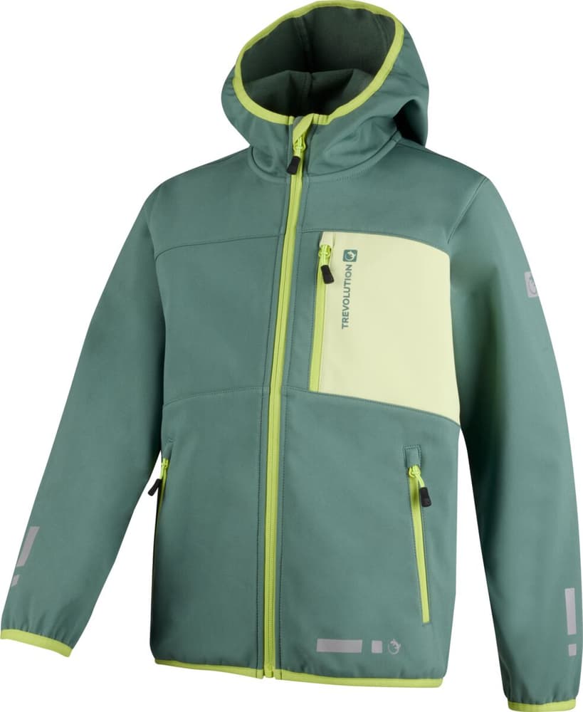 Giacca Softshell Giacca Softshell Trevolution 469369416464 Taglie 164 Colore khaki N. figura 1