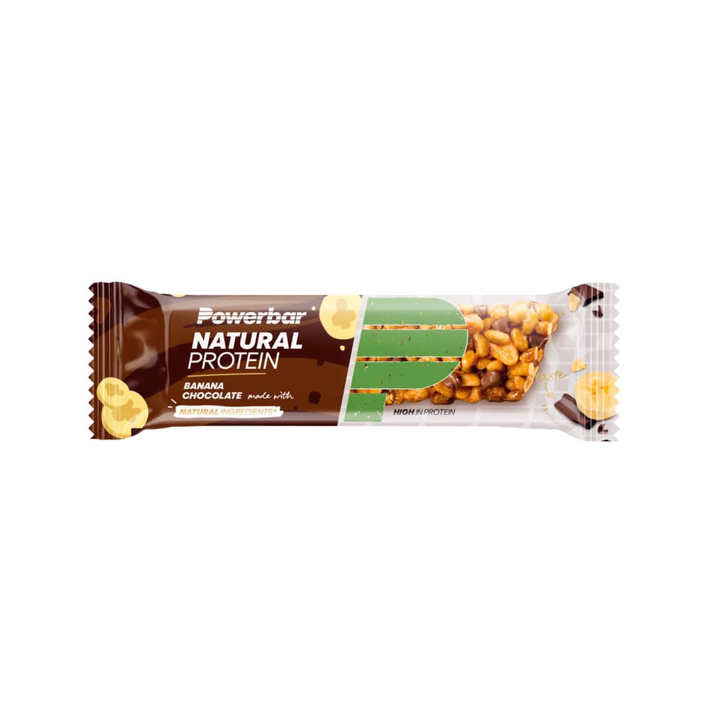 Natural Protein Barre protéinée PowerBar 467316811400 Couleur neutre Goût Banane / Chocolat Photo no. 1