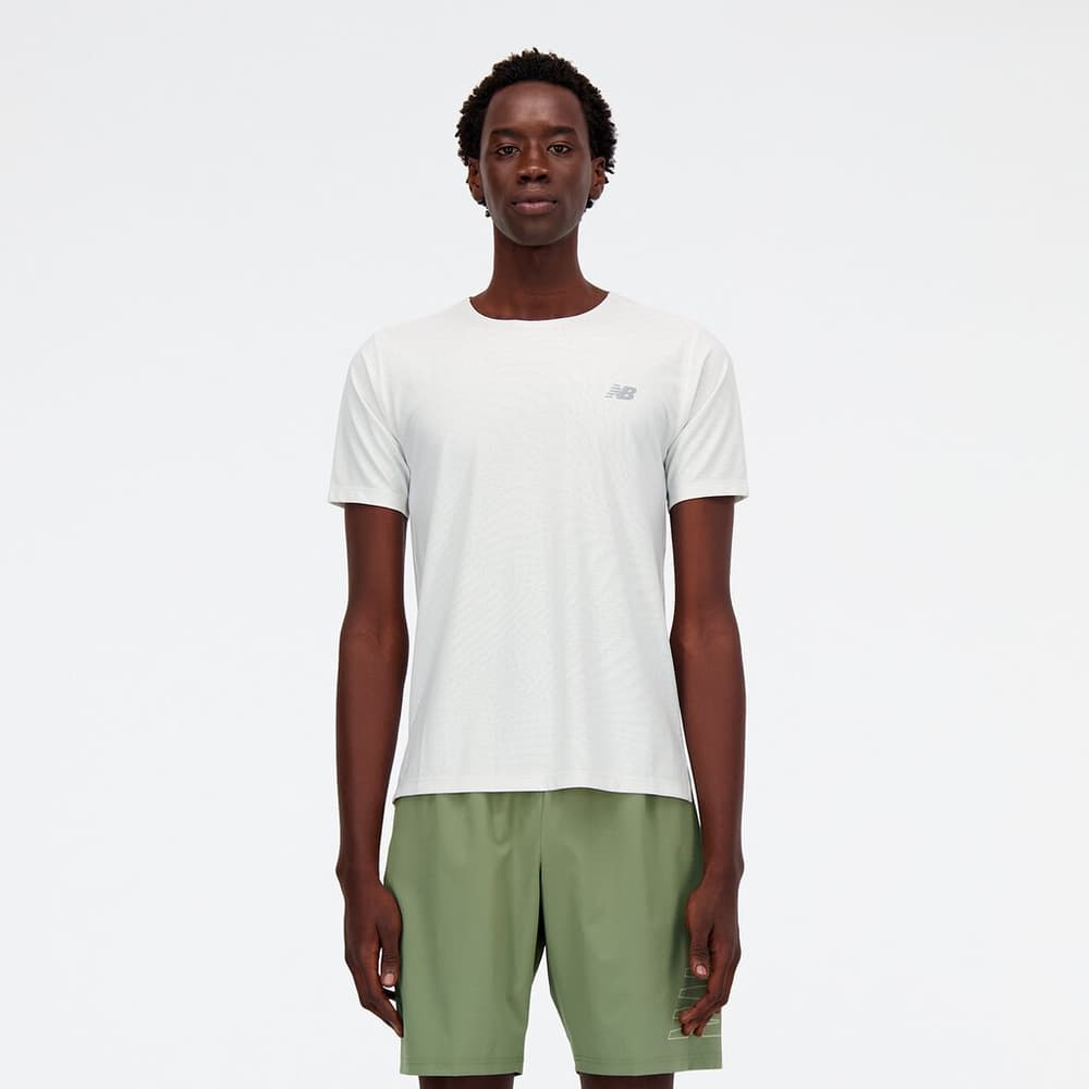 Jacquard T-Shirt T-shirt New Balance 474180200610 Taille XL Couleur blanc Photo no. 1