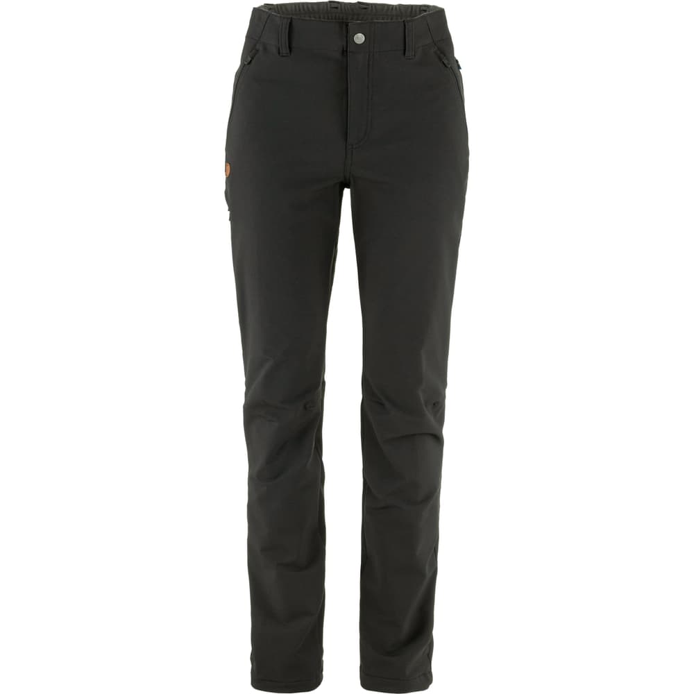 Abisko Winter Stretch Trousers W Pantaloni da trekking Fjällräven 468400804220 Taglie 42 Colore nero N. figura 1