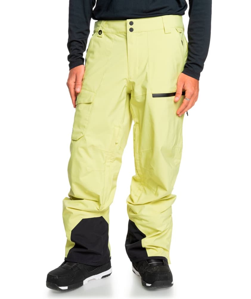 UTILITY PT Pantaloni da sci Quiksilver 468309400251 Taglie XS Colore giallo chiaro N. figura 1