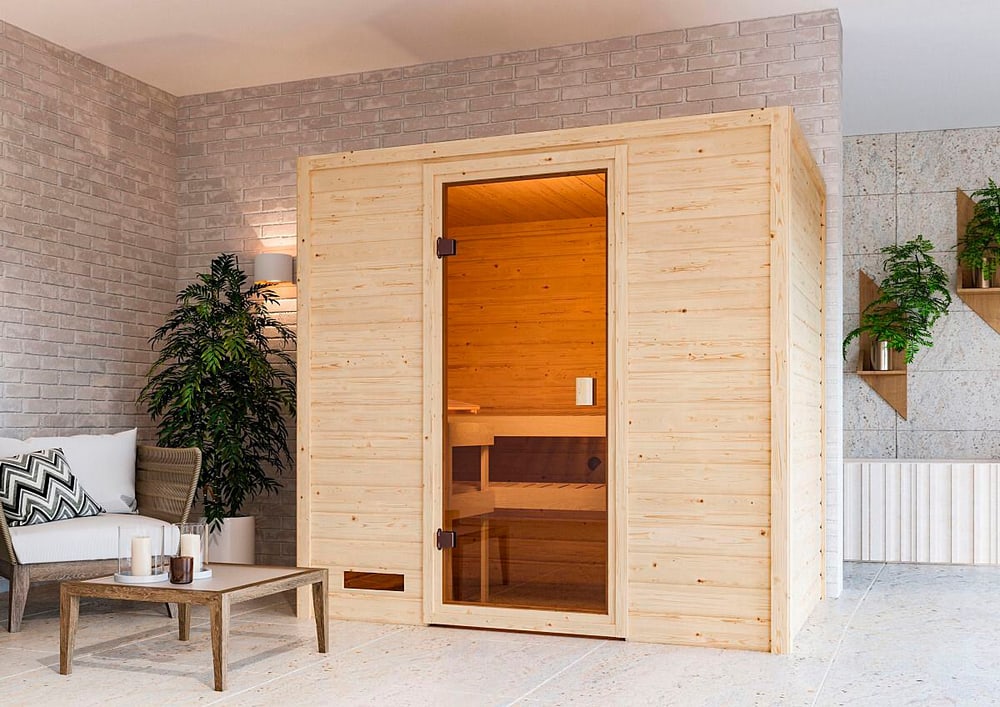 Sauna Selena accesso frontale Sauna Karibu 647551100000 N. figura 1