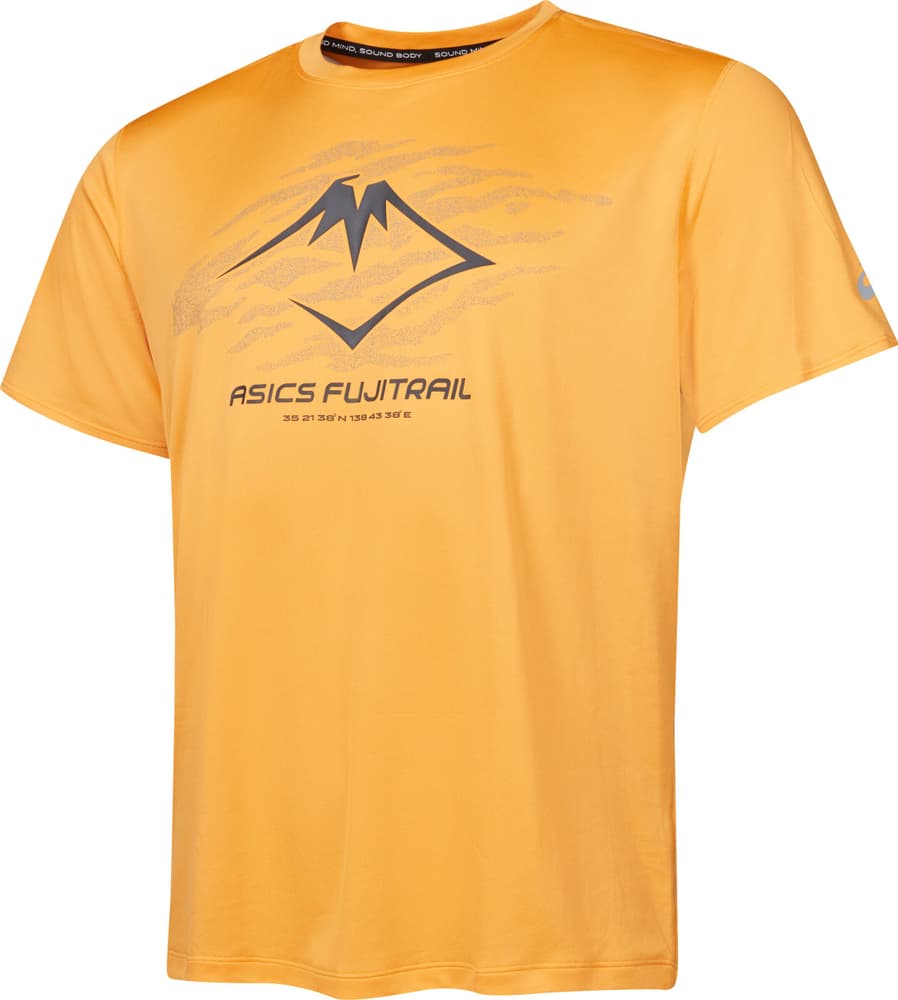 Fujitrail Logo SS Top T-Shirt Asics 467736700534 Grösse L Farbe orange Bild-Nr. 1