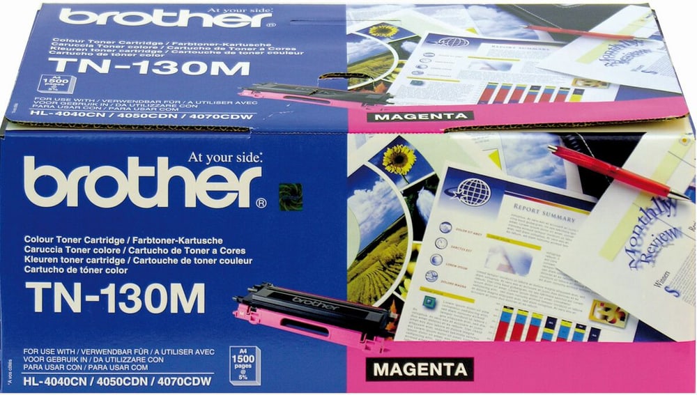 TN-130M magenta Toner Brother 797527800000 N. figura 1