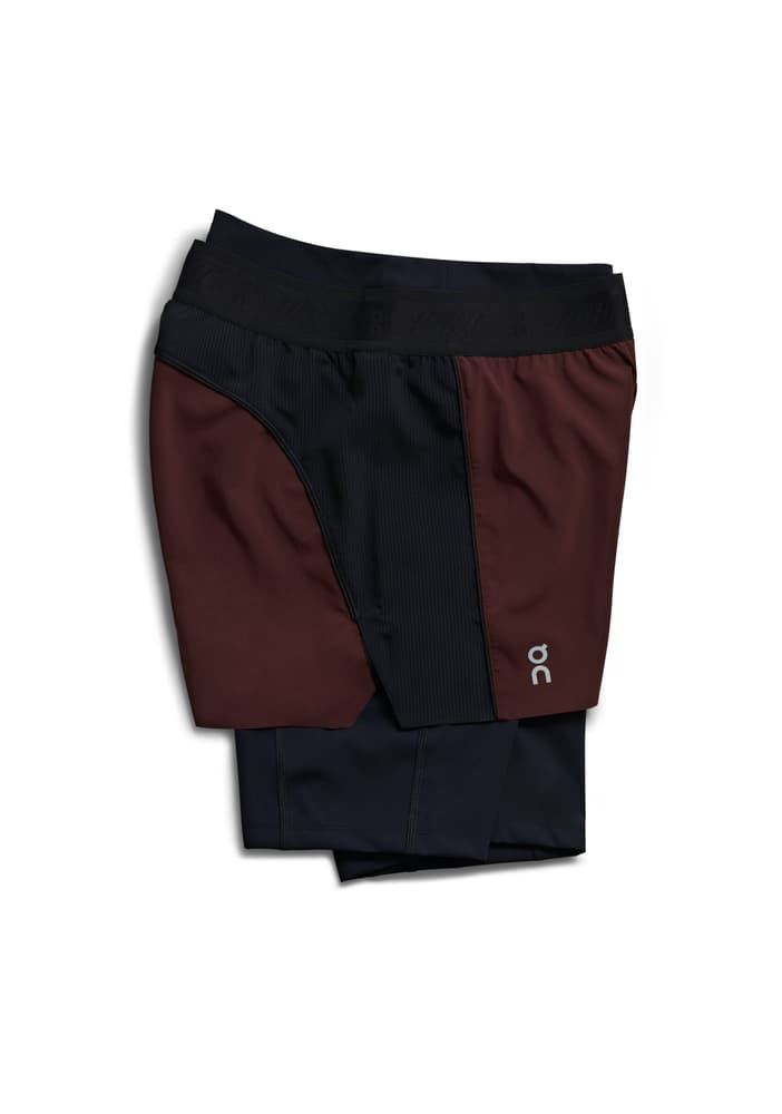 Active Shorts Pantaloncini On 470484300388 Taglie S Colore bordeaux N. figura 1