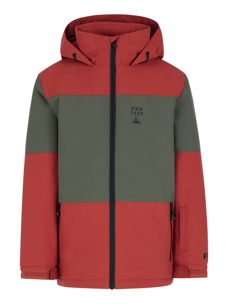 PRTDECKS JR Veste de ski Protest 471304012833 Taille 128 Couleur rouge foncé Photo no. 1