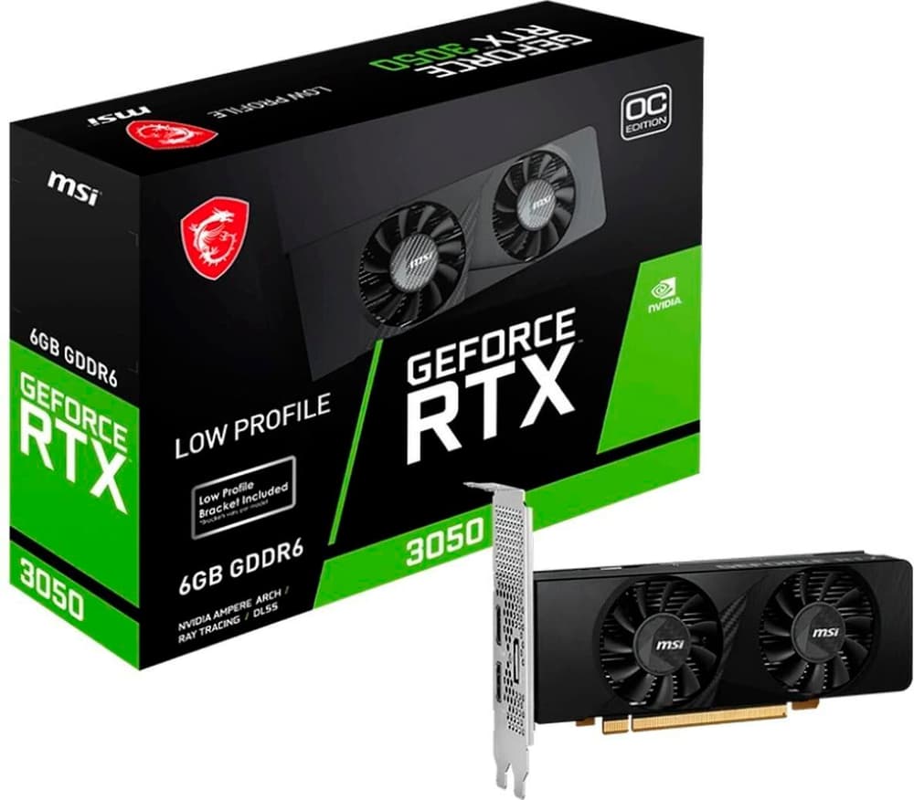 GeForce RTX 3050 LP 6 GB OC Grafikkarte MSI 785302436189 Bild Nr. 1