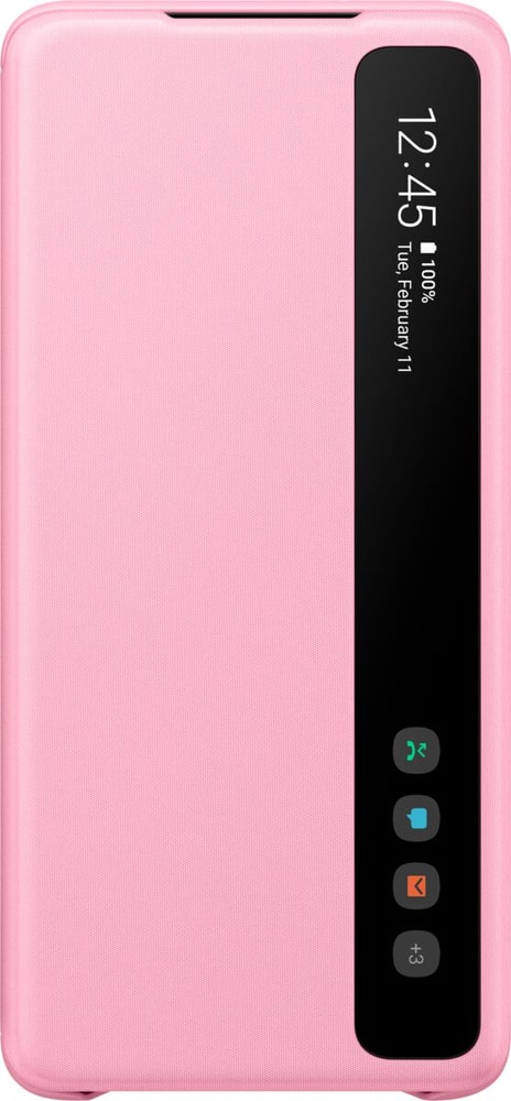 Clear View Cover pink Smartphone Hülle Samsung 78530015117920 Bild Nr. 1